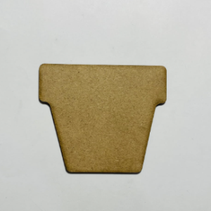 Flower Pot Wooden Cutout