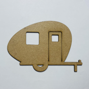 Caravan Wooden Cutout